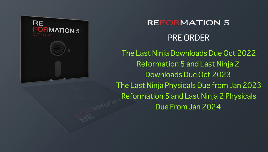 Reformation 5 The Last Ninja (Double Picture Vinyl with Downloads)